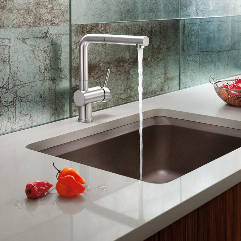 kitchen faucet position