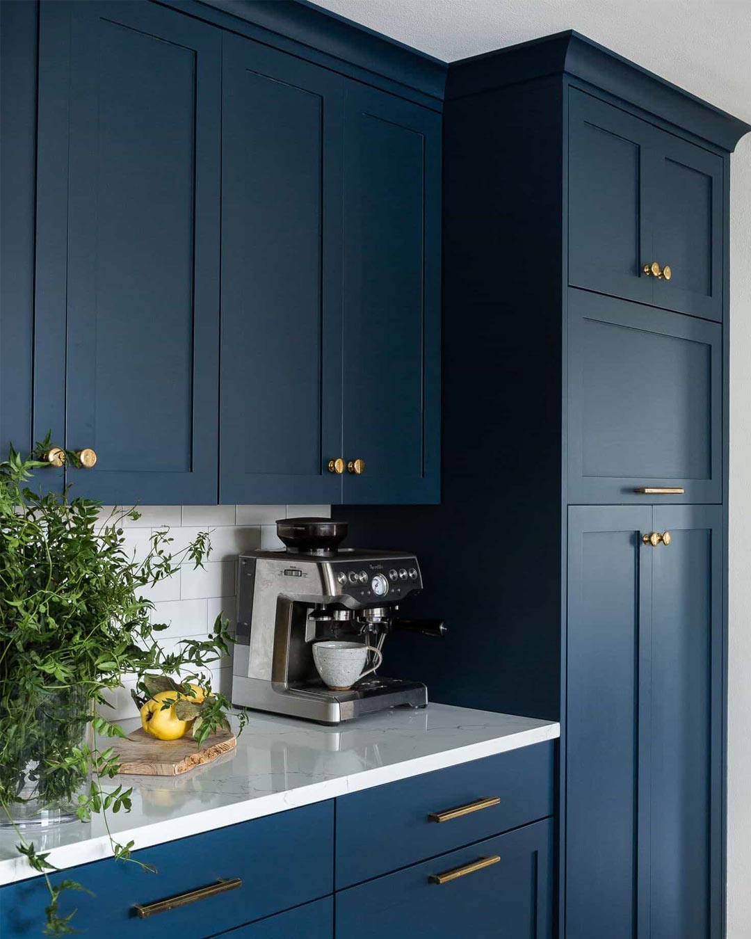 Blue Kitchen Cabinets 1