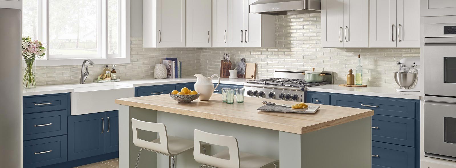 two-tone kitchen cabinets Charlotte