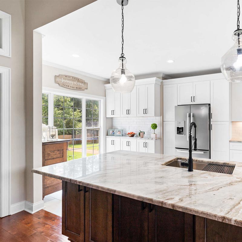 granite countertops kitchen remodeling project Charlotte NC