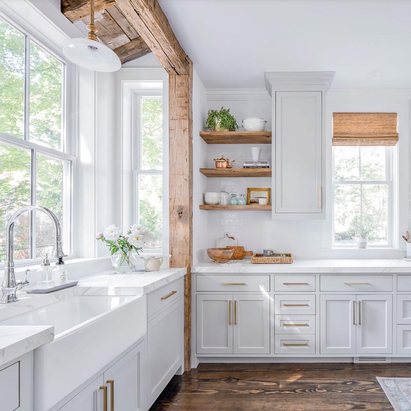 farmhouse kitchen sink style