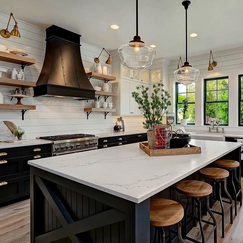 modern farmhouse style kitchen Charlotte