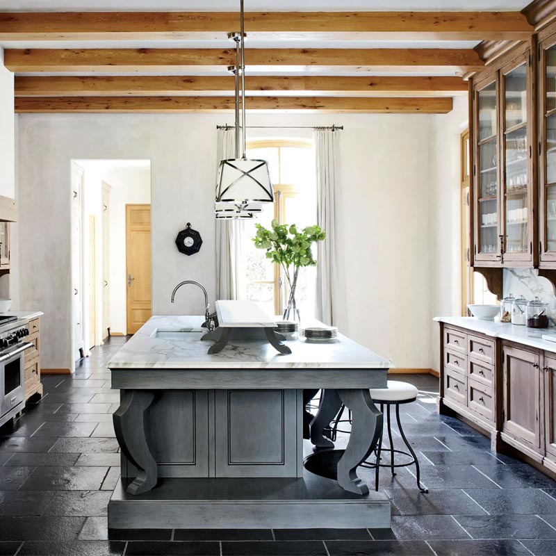 structural elements of farmhouse style kitchens
