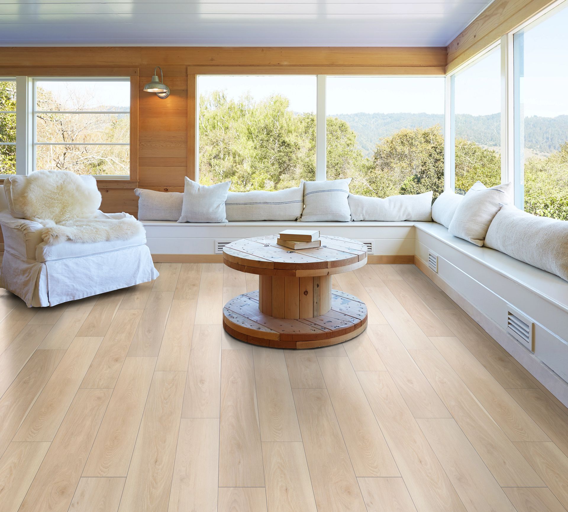 light color LVP flooring Charlotte